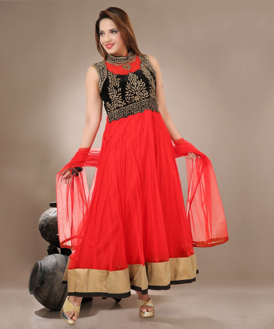 black color anarkali suit